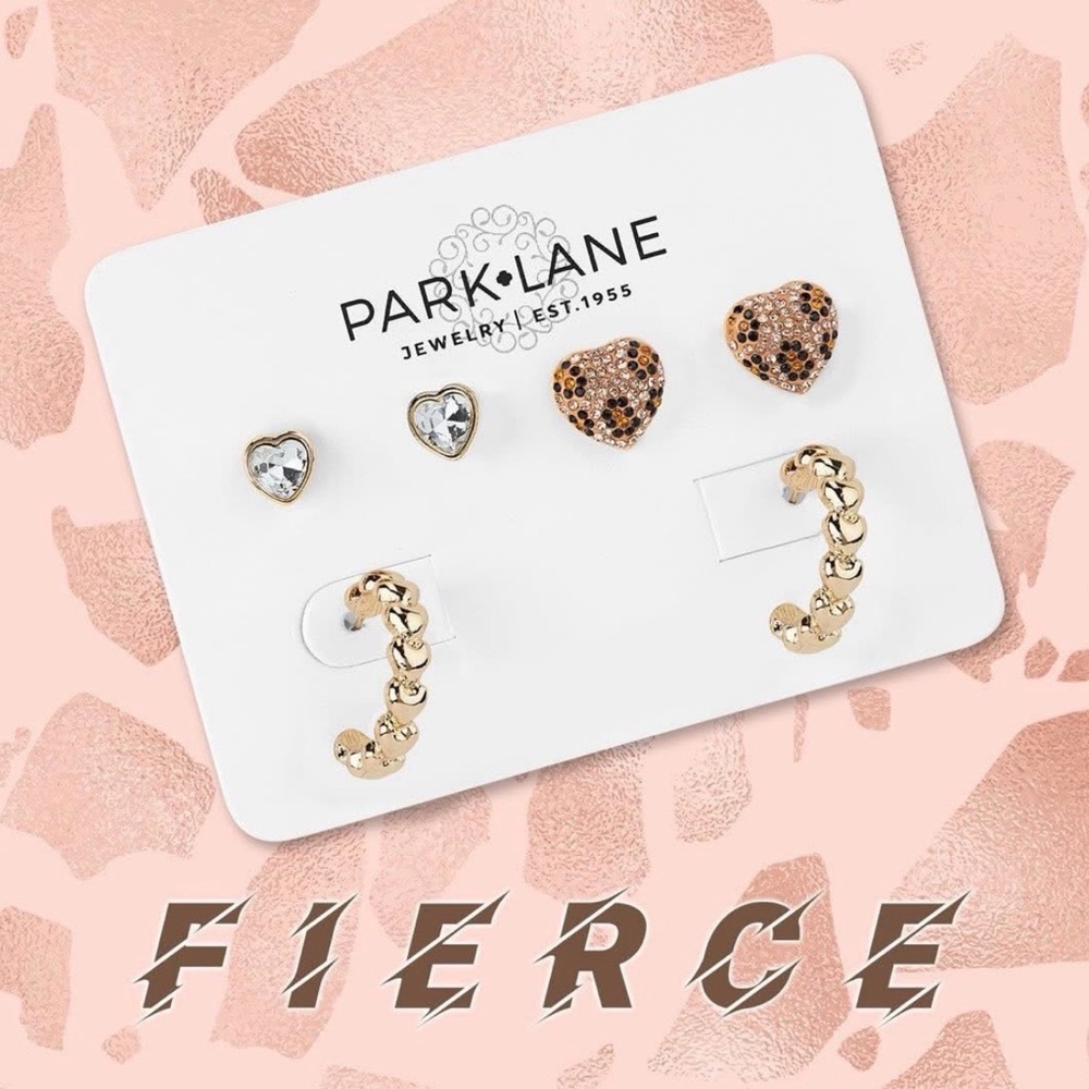 Park Lane Fierce heart Earring Set - Picture 10 of 13